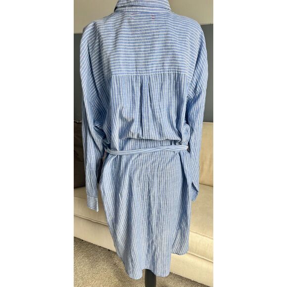 XiRENA Blue and White Striped Maxi Dress - Picture 3 of 10